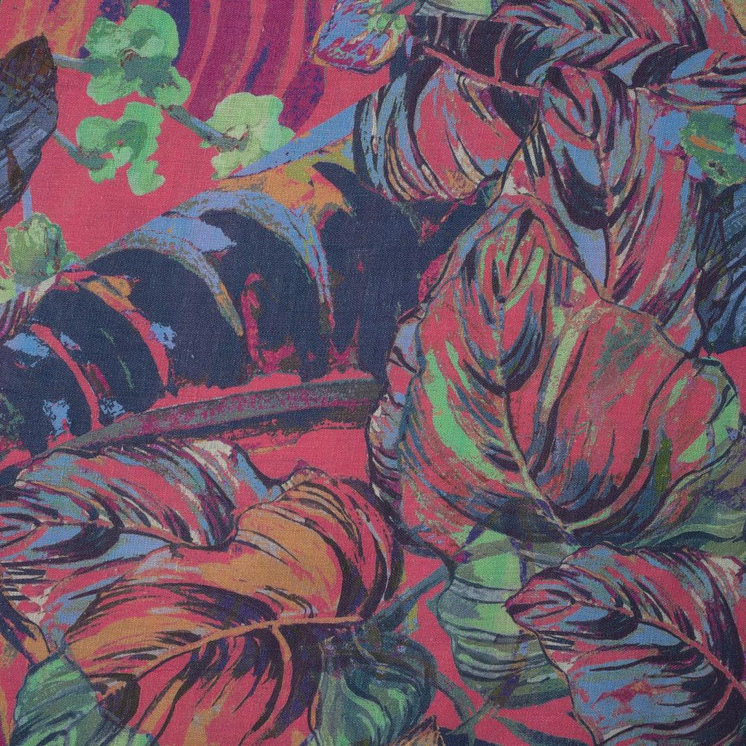 Keten Emprime Kumaş 03