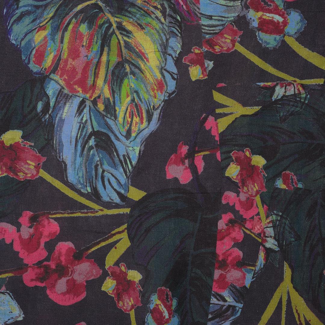 Keten Emprime Kumaş 10