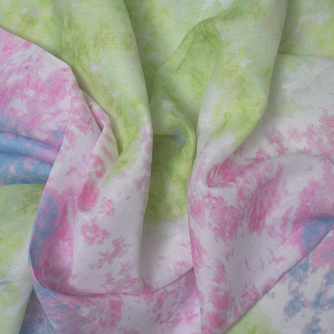 Keten Emprime Kumaş 24