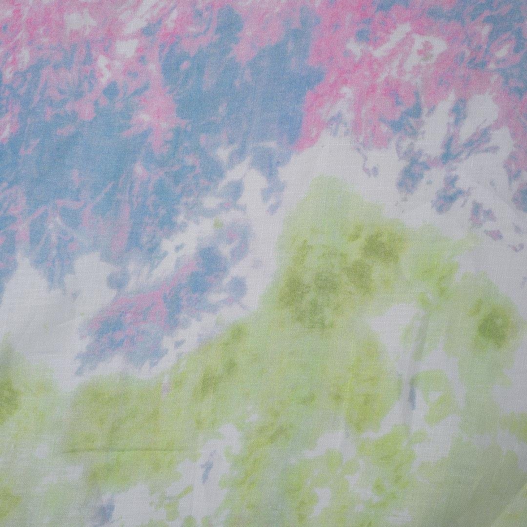 Keten Emprime Kumaş 24