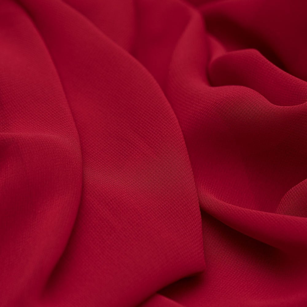 Multi Şifon Kumaş Dark Red