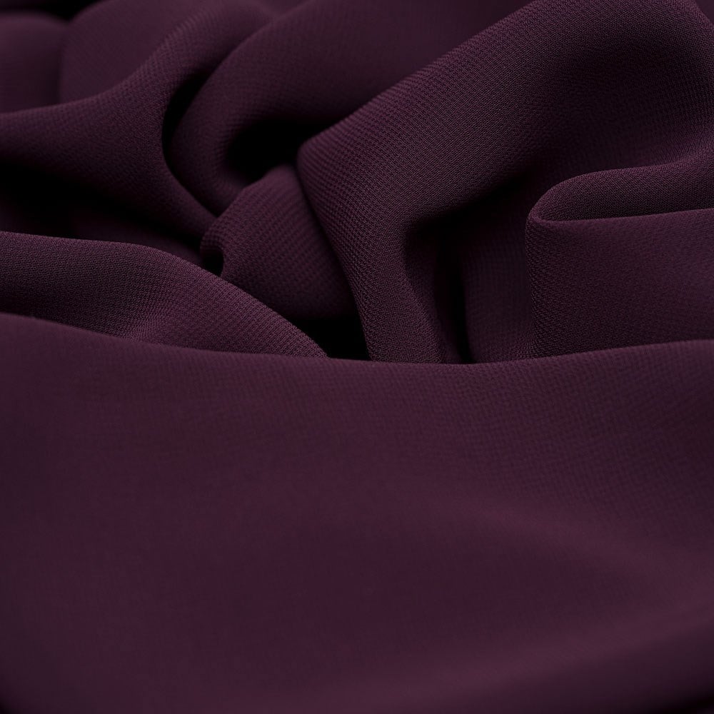 Multi Şifon Kumaş Mürdüm