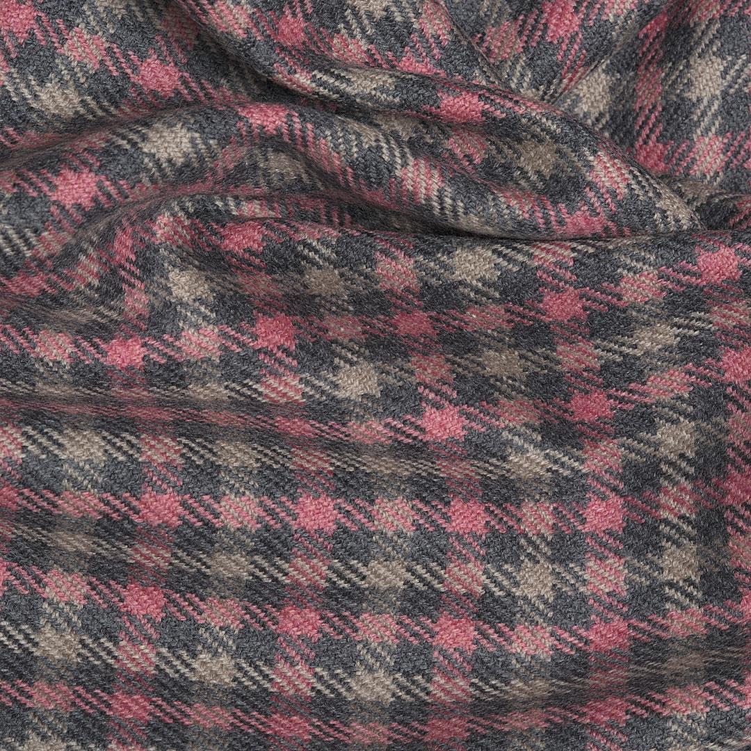 Pembe Gri Kombin Kupon Kumaş 38