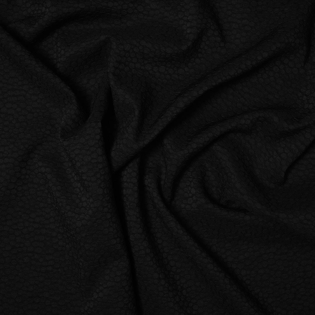 Puanlı Jakar Kumaş Siyah 01