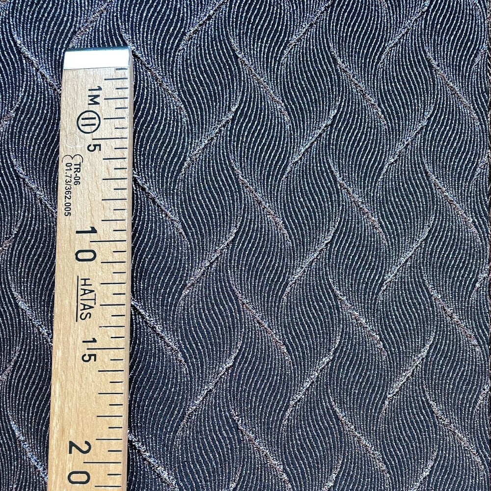 Simli Brokar Kumaş Antrasit 9531 01