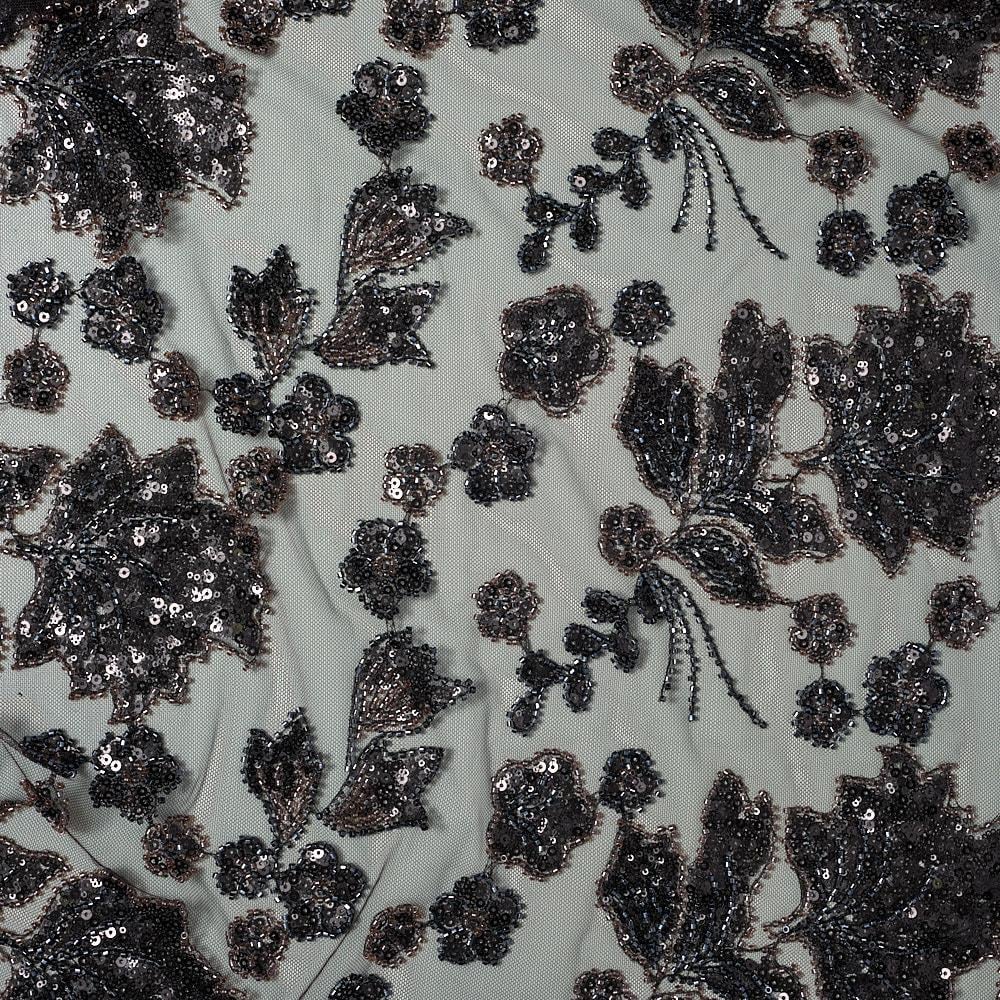 Tül Boncuk İşleme Asma Kumaş 286