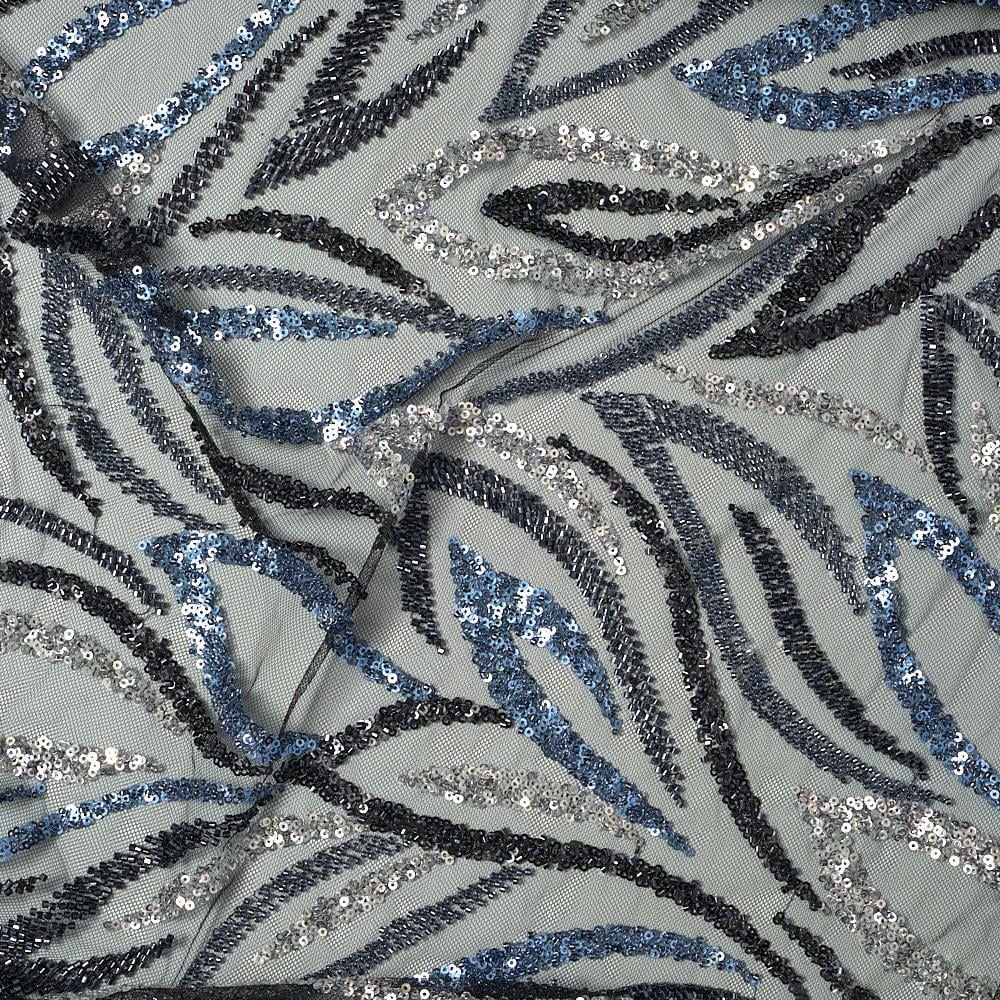 Tül Boncuk İşleme Kesme Kumaş Pano 287