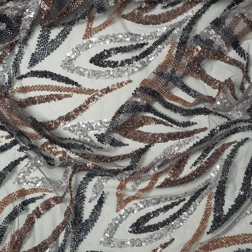 Tül Boncuk İşleme Kesme Kumaş Pano 287