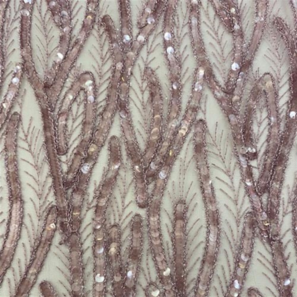 Tül Üzeri Lurex Payet İşleme