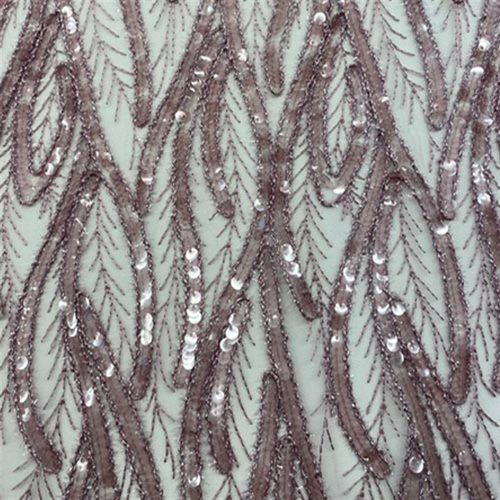 Tül Üzeri Lurex Payet İşleme