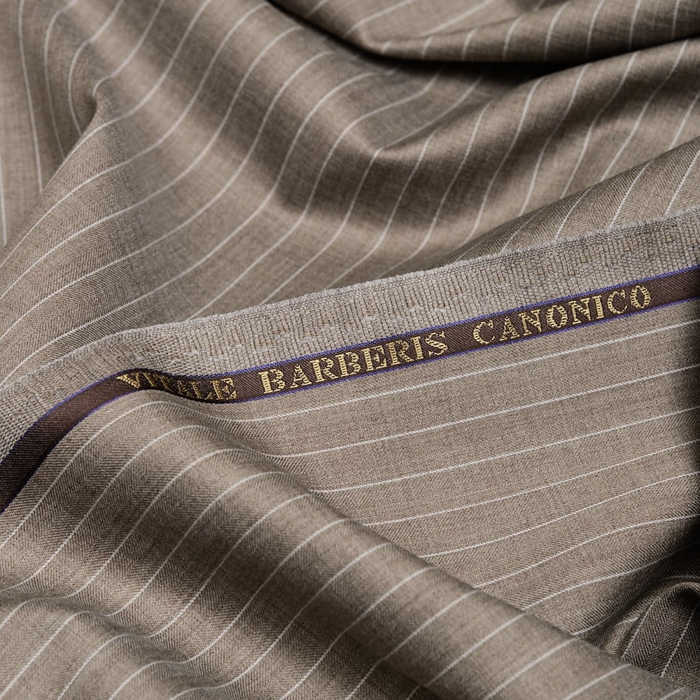 Vitale Barberis Takımlık Vizon Beyaz Çizgili 32