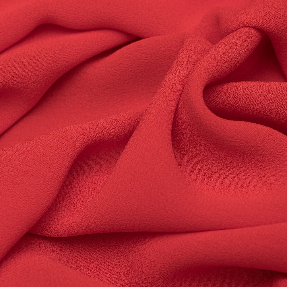 Zara Krep Kumaş Nar Çiçeği 2055