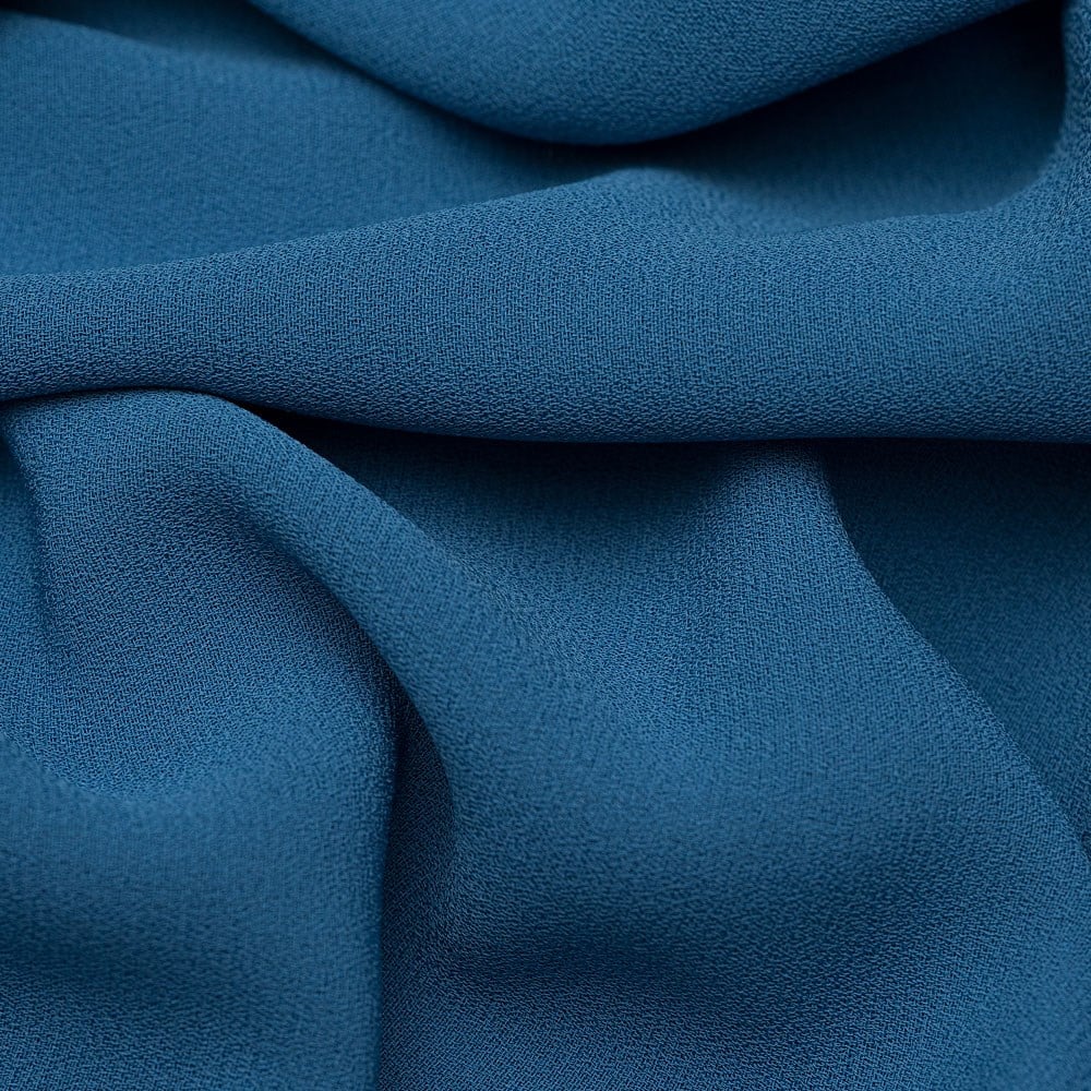 Zara Krep Kumaş Yeni indigo 2100