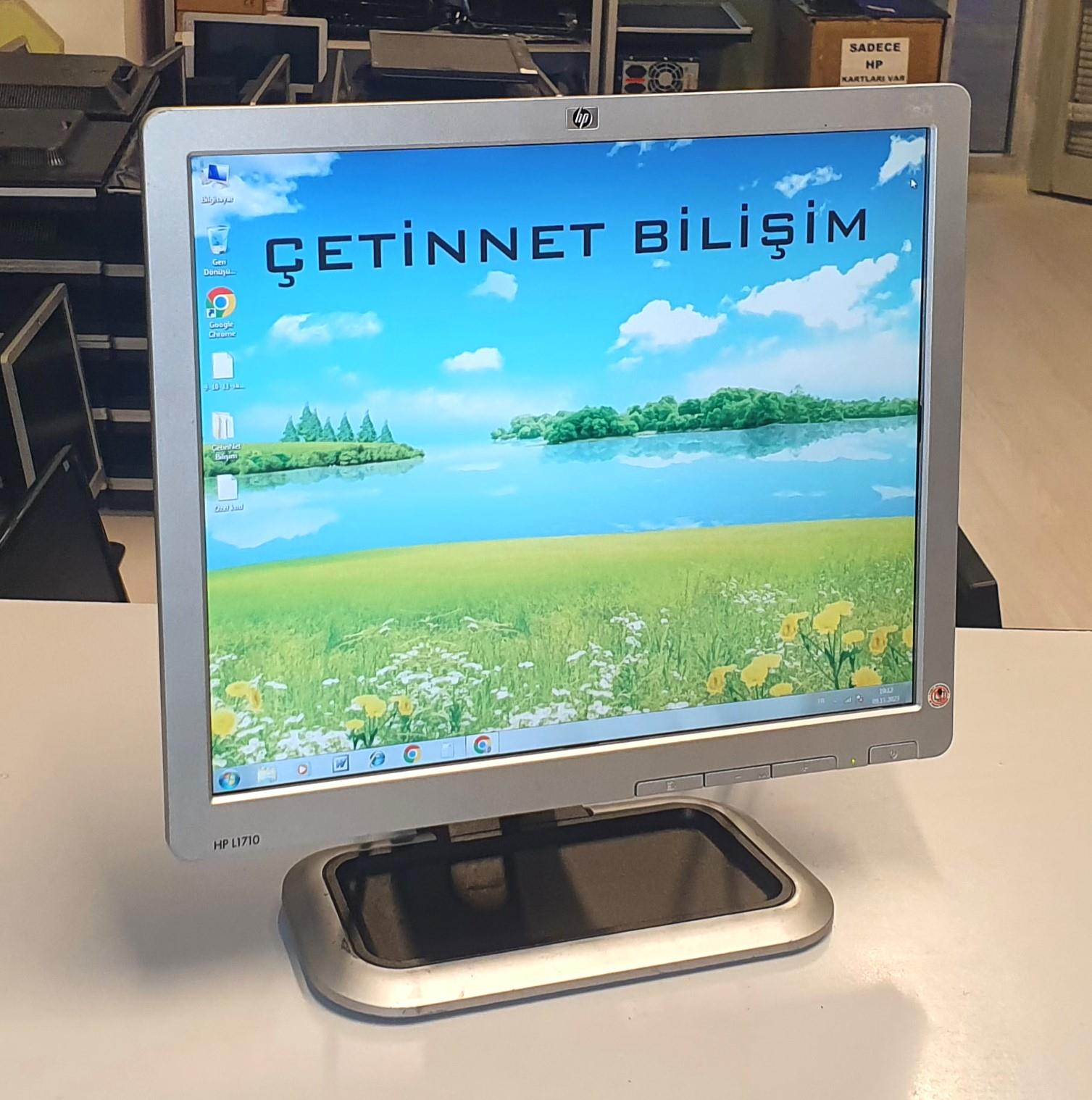 HP L1710 17 inç Lcd Kare Güvenlik kamera monitörü 2.El