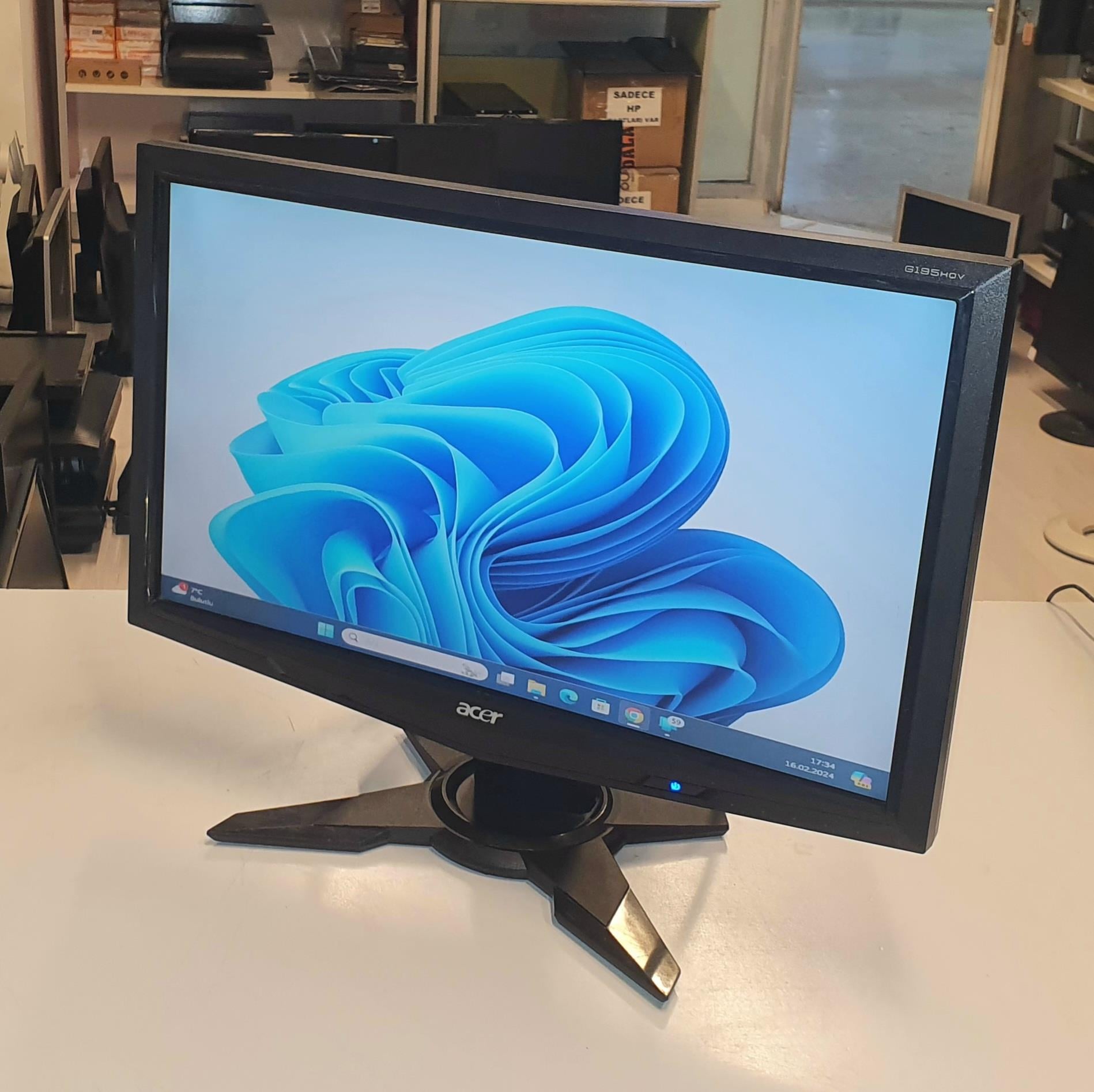 Acer G195HQV 18.5 inç LCD Monitör 2.El 