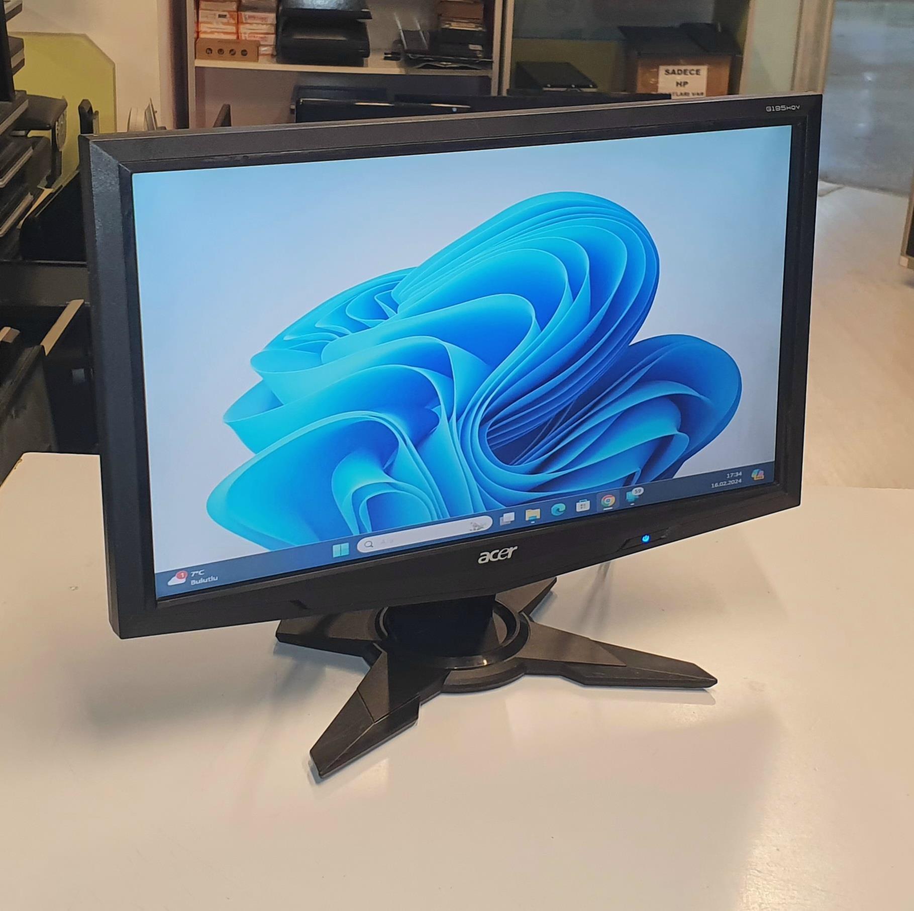 Acer G195HQV 18.5 inç LCD Monitör 2.El 