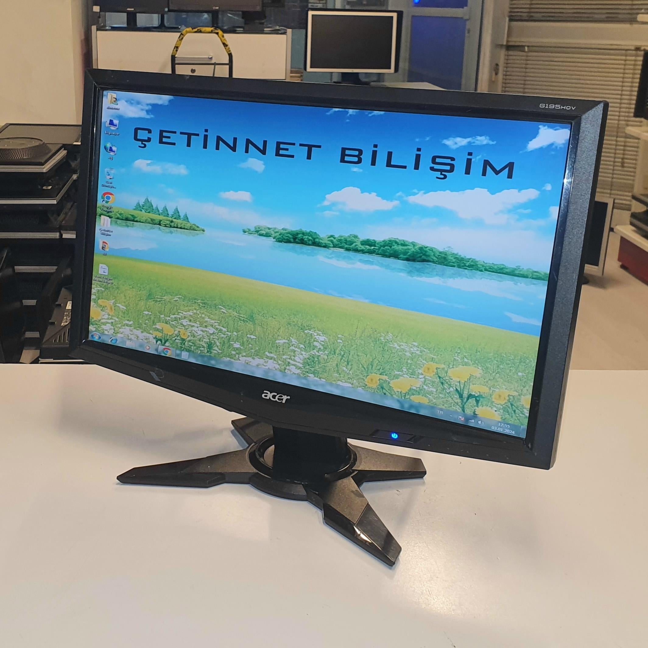 Acer G195HQV 18.5 inç Lcd Monitör 2.El 