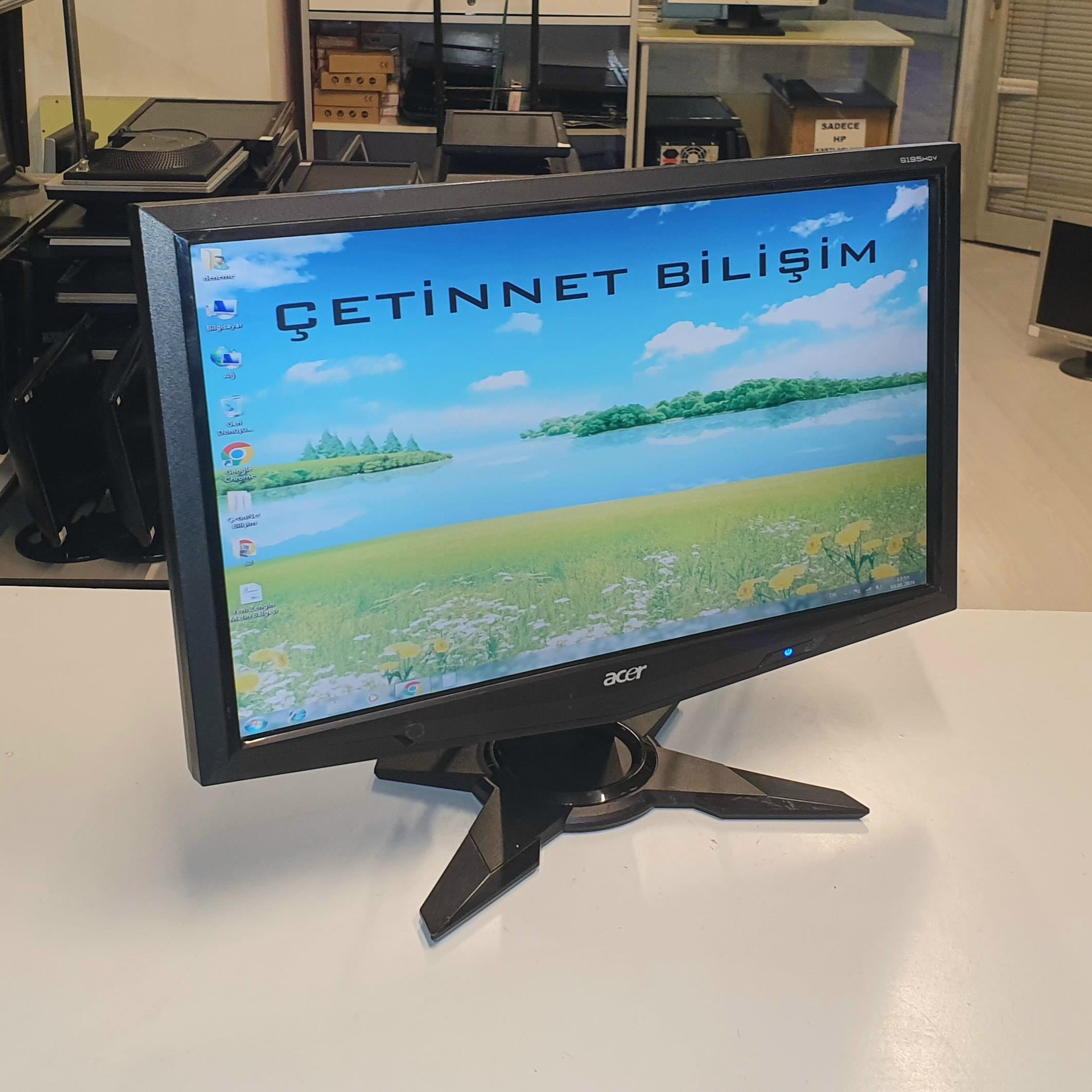 Acer G195HQV 18.5 inç Lcd Monitör 2.El 