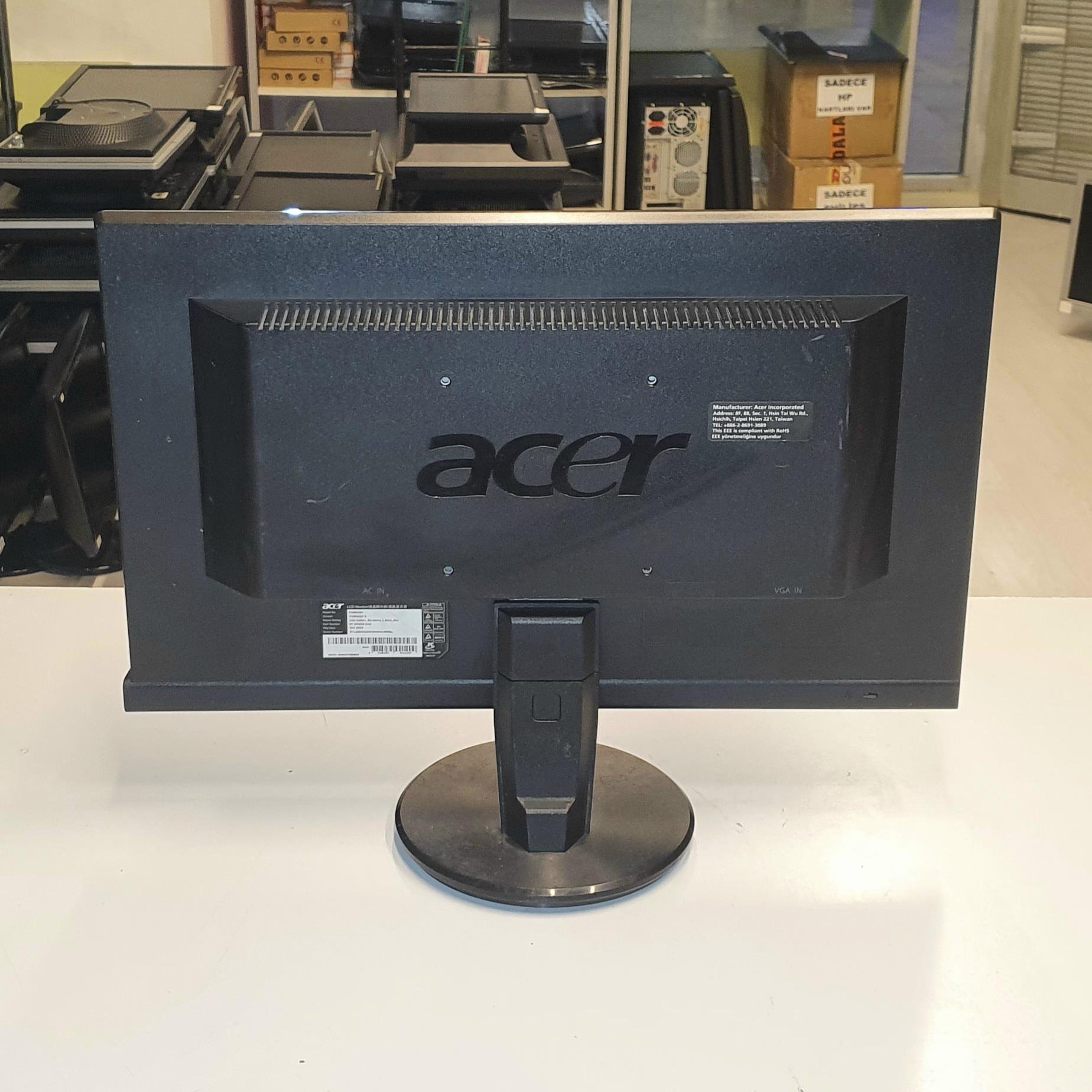 Acer 18.5 inç LCD Geniş Ekran Monitör 2.El | Çetinnet Bilişim