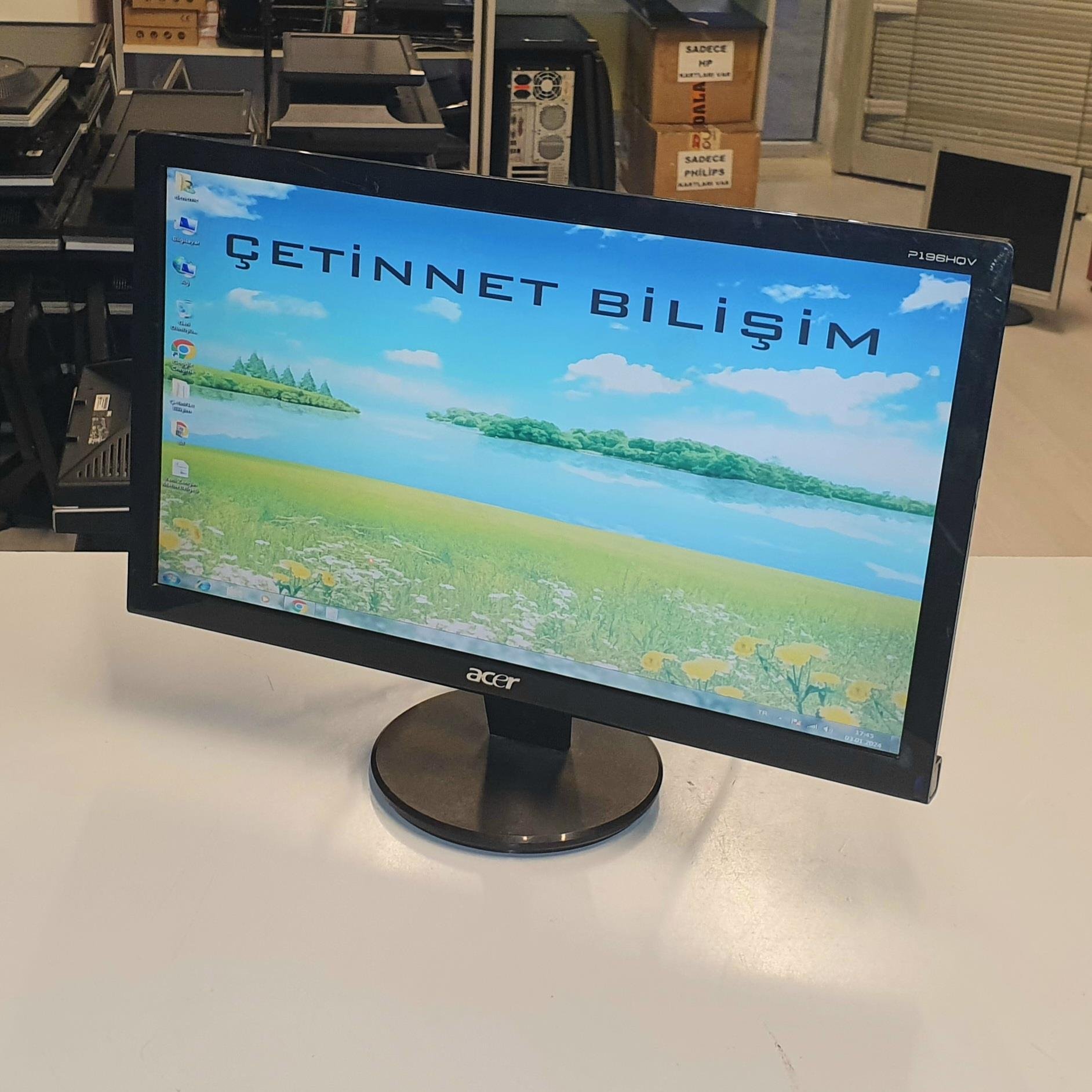 Acer 18.5 inç LCD Geniş Ekran Monitör 2.El | Çetinnet Bilişim