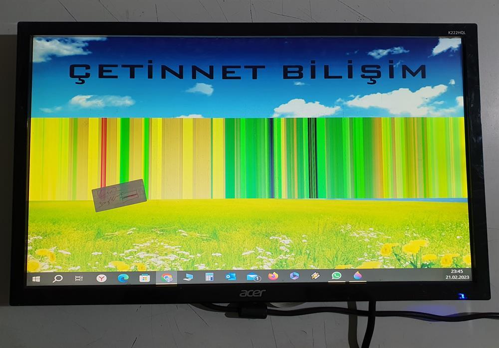 ACERACER K222HQL Monitör Besleme Güç KartıMonitör Yedek ParçaAcer K222HQL Monitör Besleme Kartı 715G2892-P02-041-001R