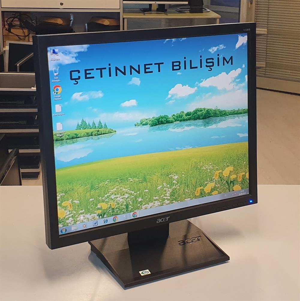ACERAcer V193 19 inç Lcd Kare Monitör2.EL Temiz Monitör2.El Temiz Acer V193 19 inç Lcd Kare Monitör Vga Girişli