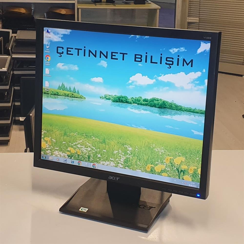 ACERAcer V193 19 inç Lcd Kare Monitör2.EL Temiz Monitör2.El Temiz Acer V193 19 inç Lcd Kare Monitör Vga Girişli