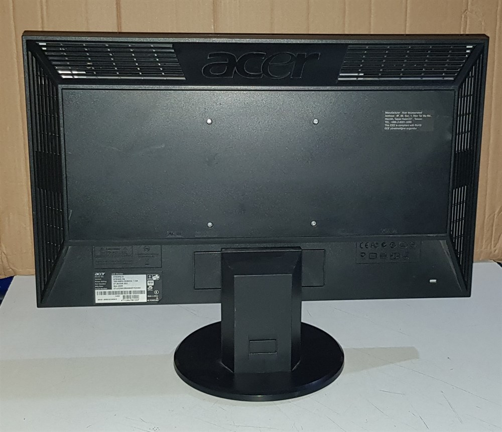 ACERACER V193HQ 18.5 inç LCD WİDE GENİŞ EKRAN MONİTÖR2.EL Temiz MonitörACER V193HQ 18.5 inç LCD WİDE GENİŞ EKRAN TEMİZ MONİTÖR
