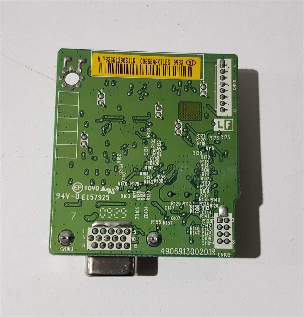 ASUS VH196D 19 inç LCD WİDE MONİTÖRÜN VGA GÖRÜNTÜ KARTI ANAKART GRAFİK KARTI ILIF-059 REV A 490691300201R