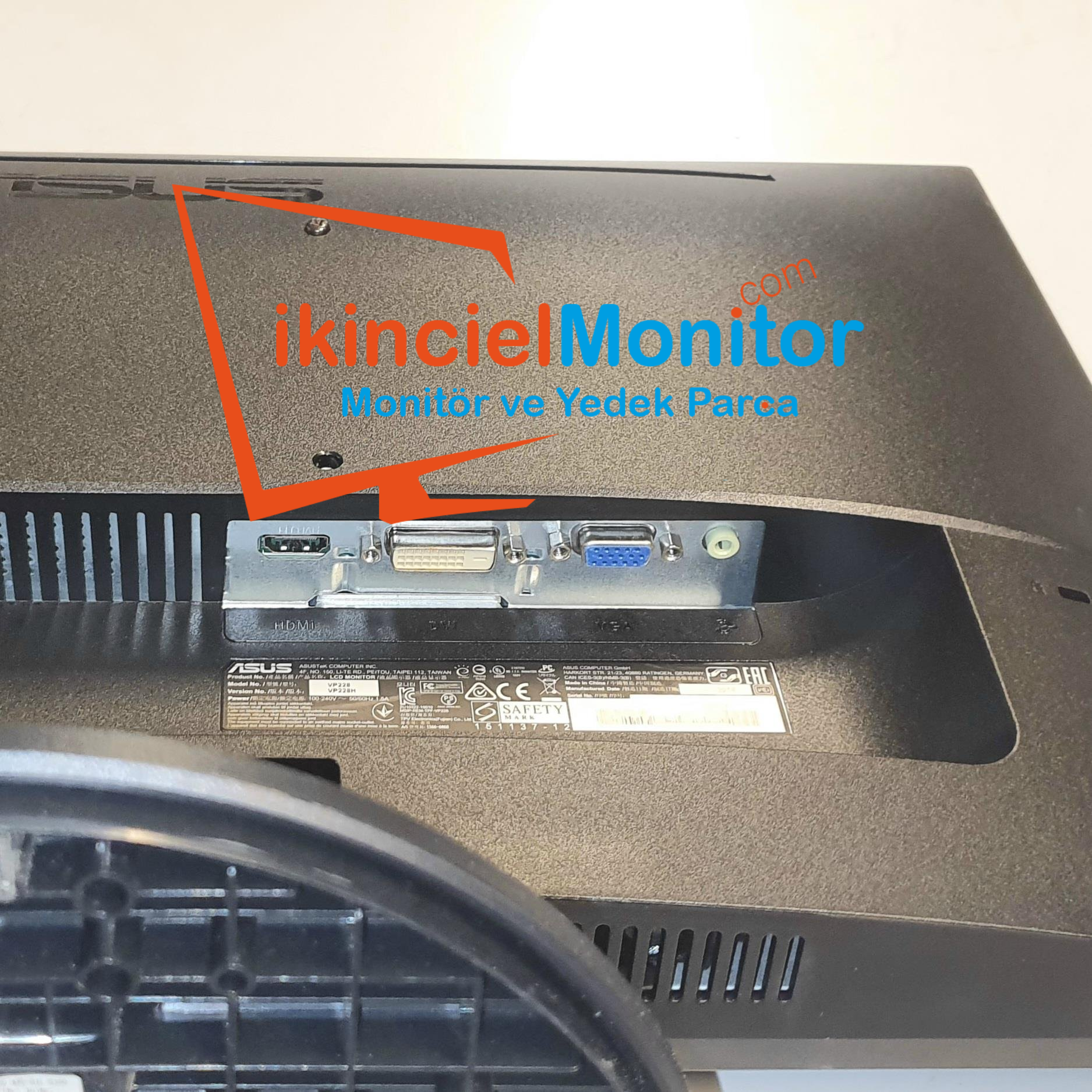ASUS VP228H Gaming Monitör 21.5 inç 1ms FHD HDMI 2.El