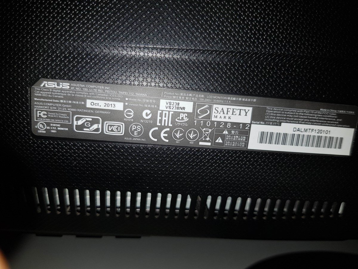 ASUS VS228HR 21.5 inç LED Monitor VGA GÖRÜNTÜ KARTI, MAİN BOARD, 715G5870-M03-001-004L,