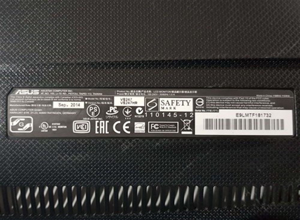 ASUS VS247 VS247HR LED MONİTÖRÜN VGA HDMI GÖRÜNTÜ KARTI ANAKARTI 715G5870-M03-001-004M