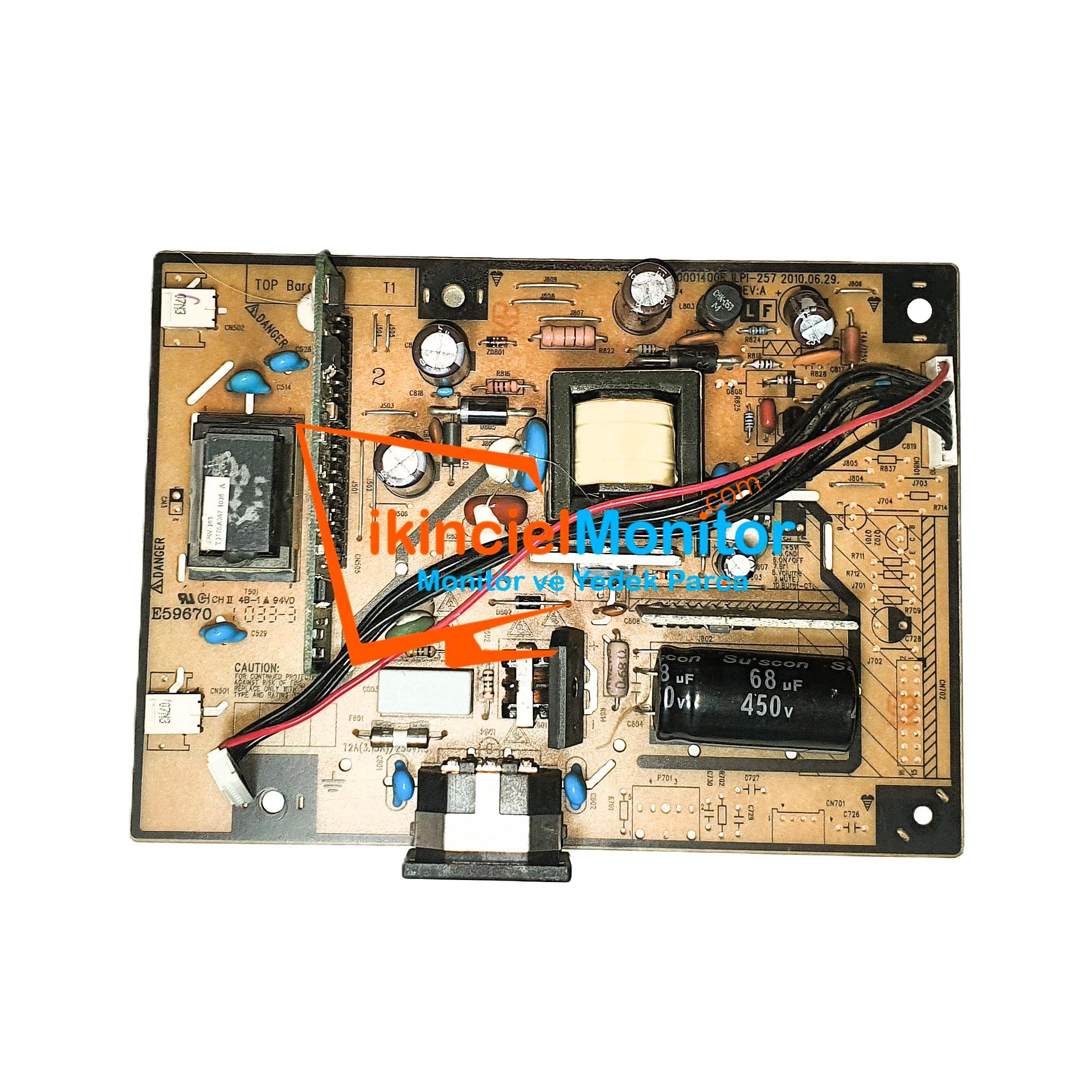 ILPI-257 491A00001400R Asus VW227D Monitör Besleme Kartı