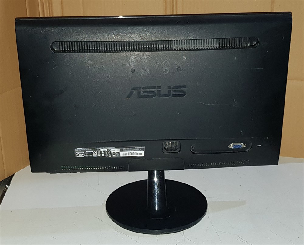 ASUSASUS VS197 18.5 inç VGA LED KAMERA MONİTÖRÜAz Defolu Monitör2.El HP V197 V5J61AA 18.5 inç VGA DVI LED MONİTÖR
