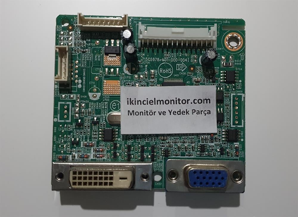ASUSAsus VS197 Monitör Ana kart Main board 715G5978-M01-000-004IPower Besleme Kartı2.El Philips 193V5L Led Monitör Power Besleme Güç Kartı