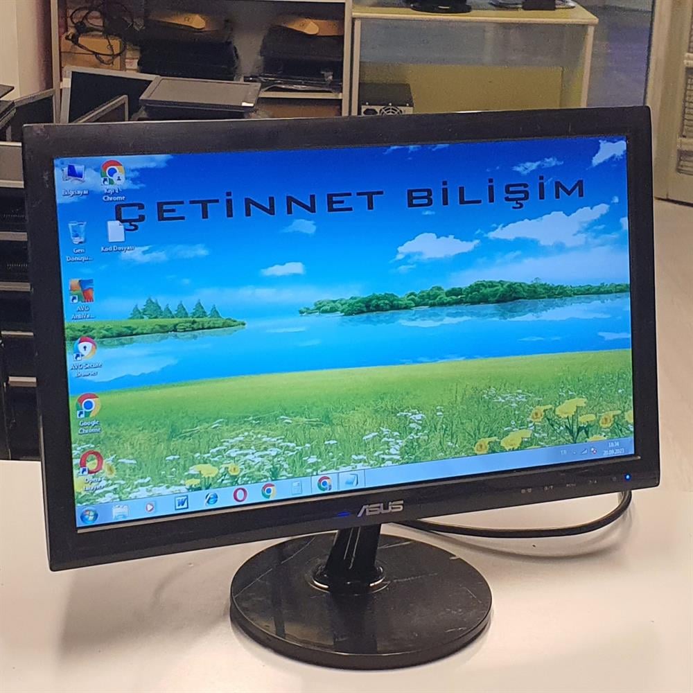 ASUSASUS VS197DE 18.5 inch 5ms HD LED Monitör VGA ÇIKIŞLI2.EL Temiz Monitör2.El Asus VS197DE 18.5 inç 5ms HD LED Monitör VGA Girişli