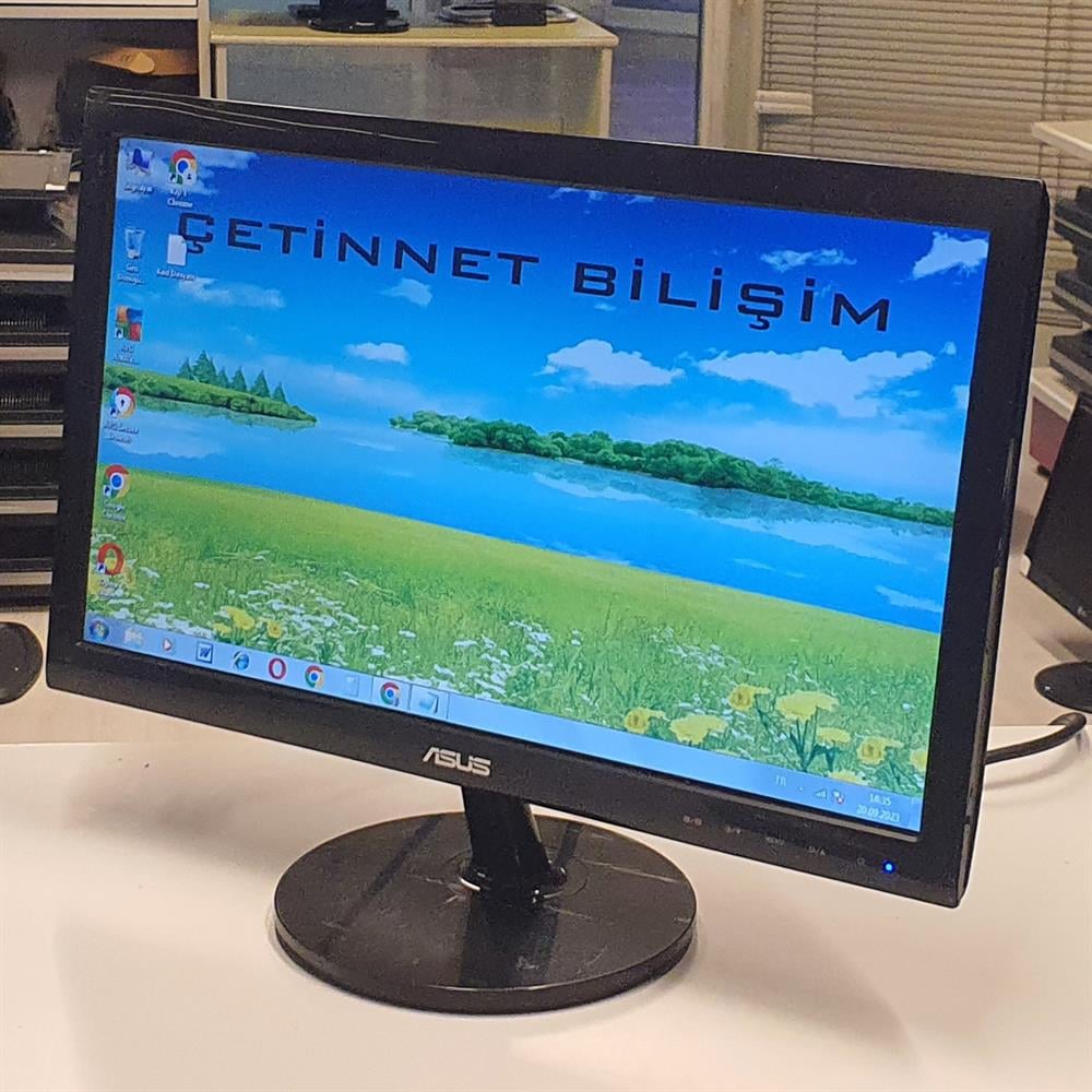 ASUSASUS VS197DE 18.5 inch 5ms HD LED Monitör VGA ÇIKIŞLI2.EL Temiz Monitör2.El Asus VS197DE 18.5 inç 5ms HD LED Monitör VGA Girişli