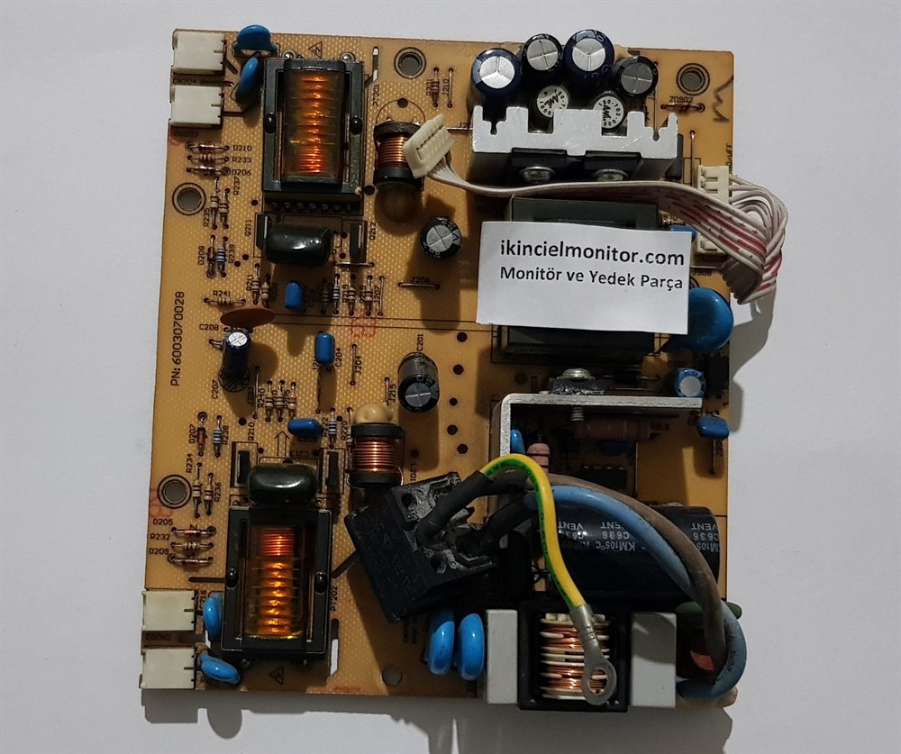 BEKOH782F 17 inç Lcd Monitör Power Besleme KartıPower Besleme KartıBEKO CASPER 17 inç LCD KARE MONİTÖRÜN POWER BESLEME GÜÇ KARTI PI-170DTLA REV.A