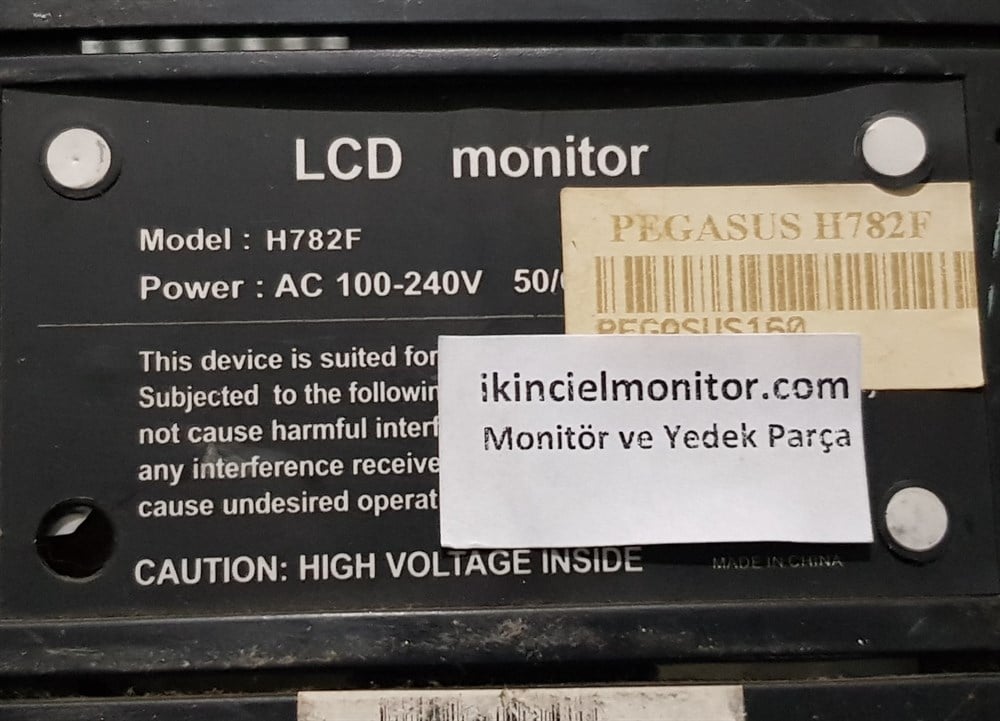 BEKOH782F 17 inç Lcd Monitör Power Besleme KartıPower Besleme KartıBEKO CASPER 17 inç LCD KARE MONİTÖRÜN POWER BESLEME GÜÇ KARTI PI-170DTLA REV.A
