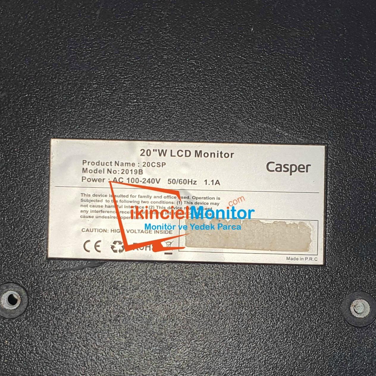 HKC BD230201-BE CASPER 2019B Monitör Güç Kartı