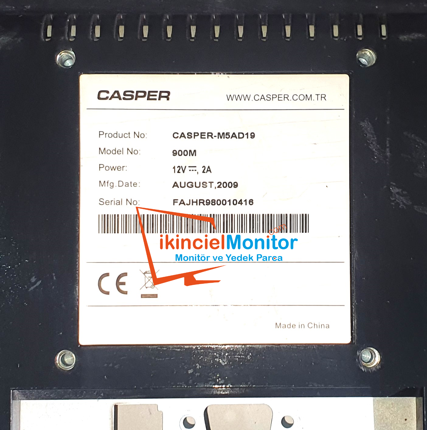900M Casper-M5AD19 Monitör Ana Kart | Çetinnet Bilişim