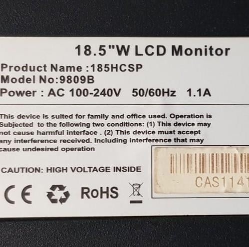 Hkc BD230201-BE Casper 9809B Monitör Besleme Kartı