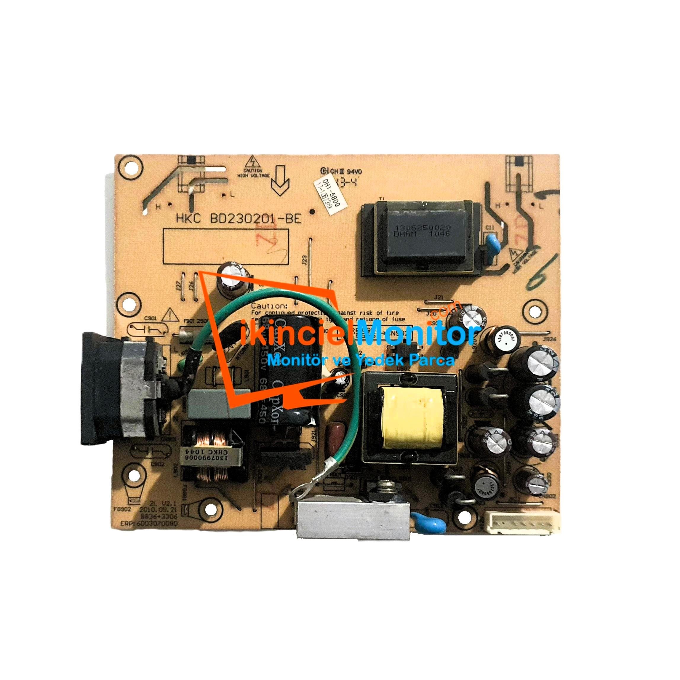 Hkc BD230201-BE Casper 9809B Monitör Besleme Kartı