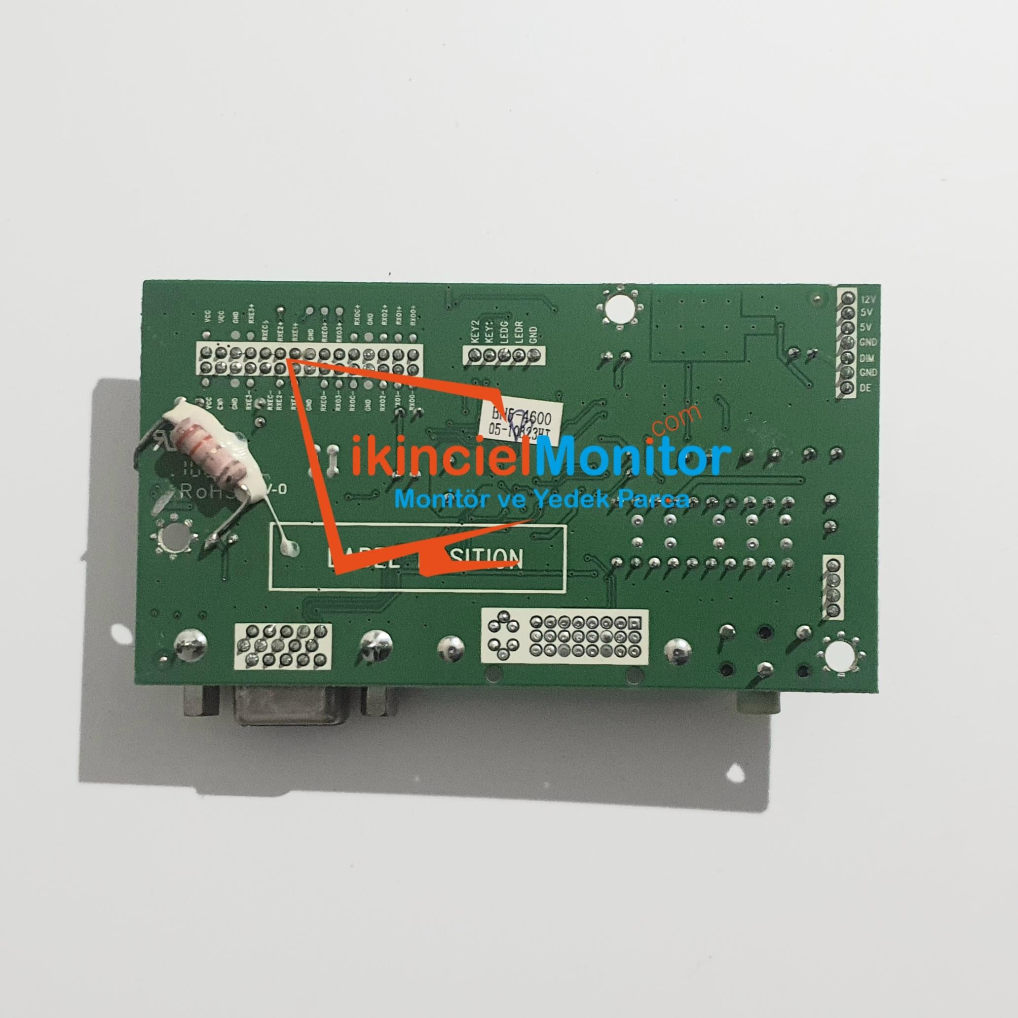 Casper 9809B Monitör Anakart 185HCSP VGA Görüntü Kartı