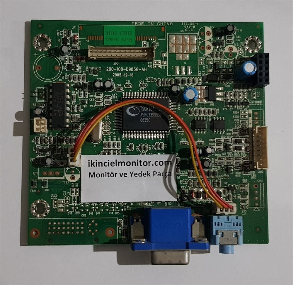 CASPERCASPER 926W 19 inç LCD MONİTÖRÜN VGA EKRAN ANAKARTI MAİN BOARDVGA Ekran AnakartCASPER 926W 19 inç LCD MONİTÖRÜN VGA EKRAN ANAKARTI MAİN BOARD