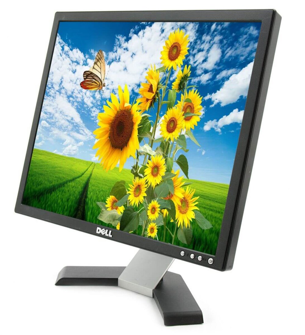 DELL E198FPB 19 inç LCD KARE MONİTÖR TEMİZ SİYAH RENK VGA ÇIKIŞLI 1280X1024