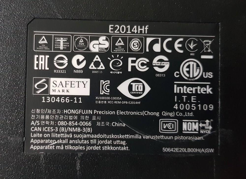 ILPI-327 491A010S1400H Dell E2014hf Monitör Besleme Kartı
