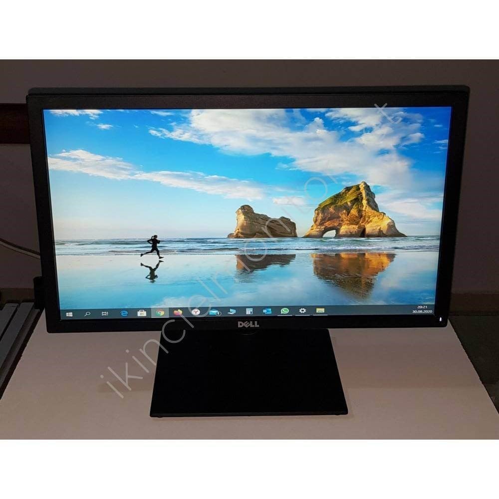 Dell E2216H 21.5 inç 5ms (Analog+DisplayPort) Full HD Led Monitör ÇOK TEMİZ Kablolar Var