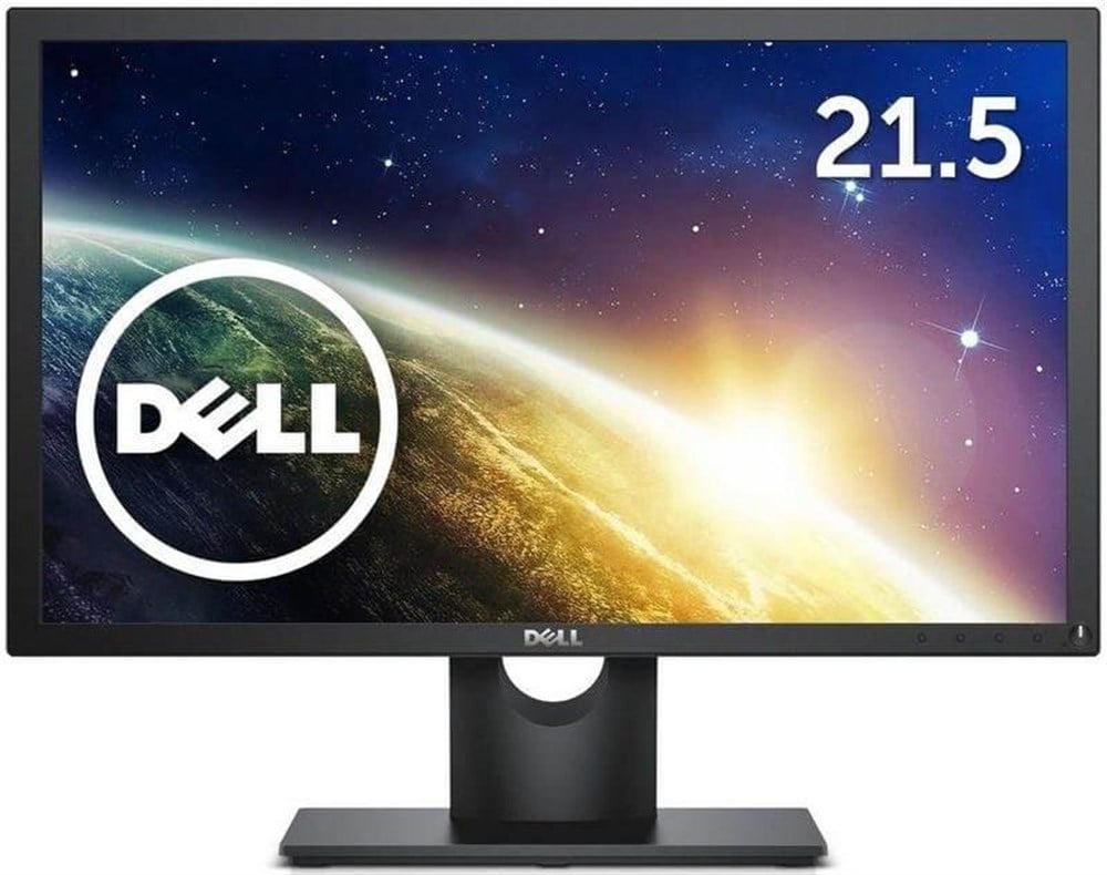 Dell E2216H 21.5 inç 5ms (Analog+DisplayPort) Full HD Led Monitör ÇOK TEMİZ Kablolar Var