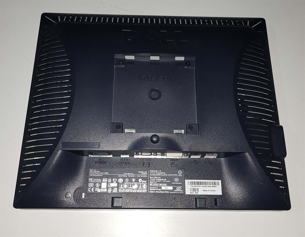 DELL ULTRASHARP 1703FPT 17 inç LCD KARE MONİTÖR ÇOK TEMİZ 1280 X 1024 VGA DVI ÇIKIŞLI YATAY VE DİKEY KULLANIM